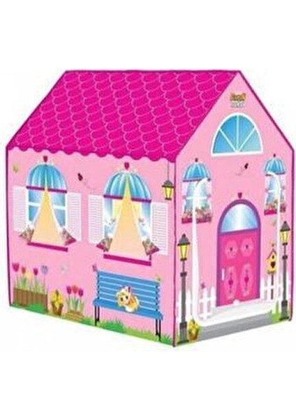 Kız Çocuk Pembe Rüya Evim Oyun Çadırı 100X100X68
