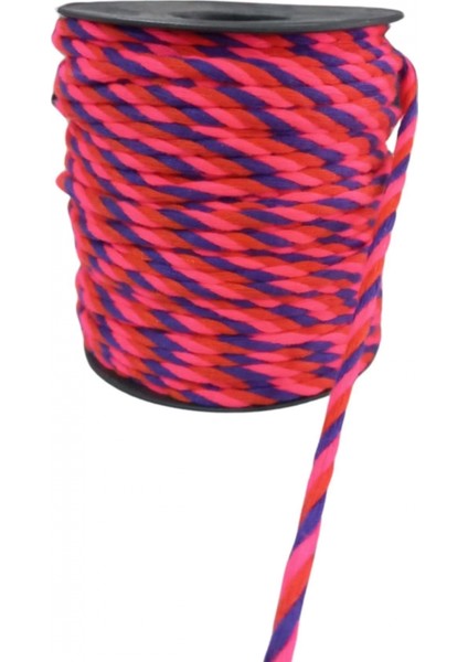 Bileklik Ipi, Hediye Paketleme Ipi, Şans, Bereket, Aşk, Şifa, Güç 10 mm Pamuk 10 Metre Fuşya