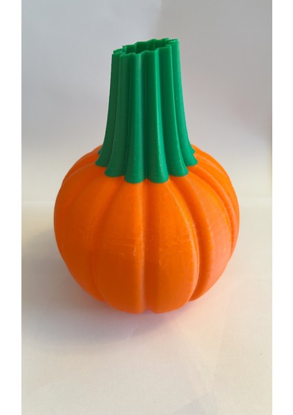 Balkabağı Vazo – Halloween Konseptli Cadılar Bayramı Ürünü | 3D Baskı fiyatları