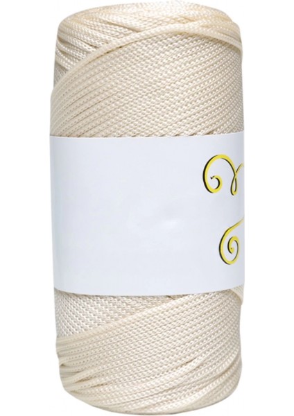 Makrome Ipi 3mm Polyester Ekru