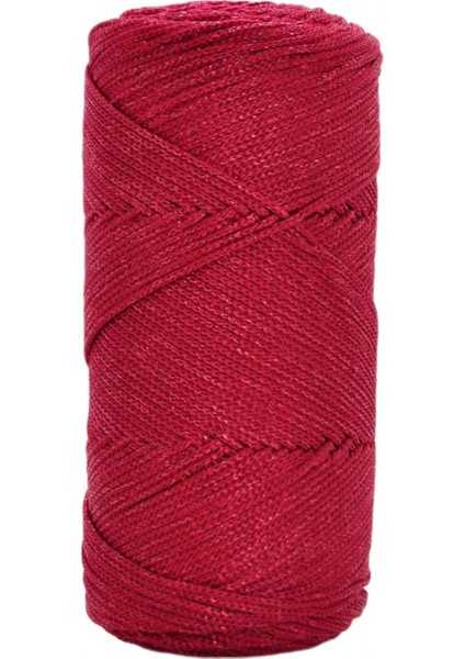 Makrome Ipi 3mm Polyester Kırmızı