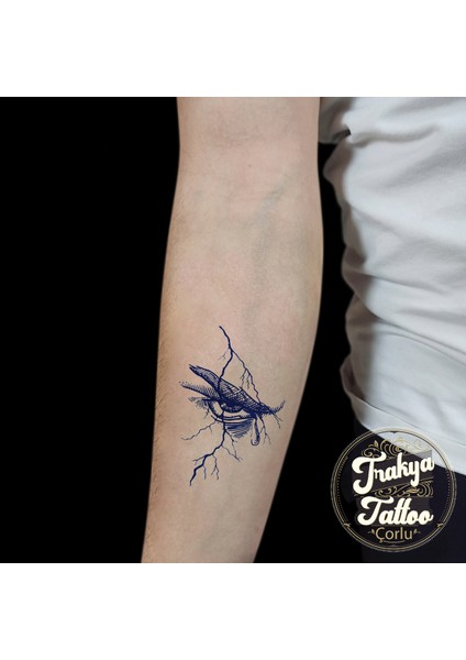 Yarı Kalıcı Dövme Şimşek ve Göz Dövmesi MGZS-043 fiyatları