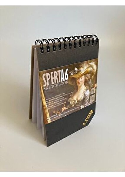 Sperta A6 Sketchbook 300GR 50 Syf. 25 Yaprak Sert Kapak Eskiz Defteri
