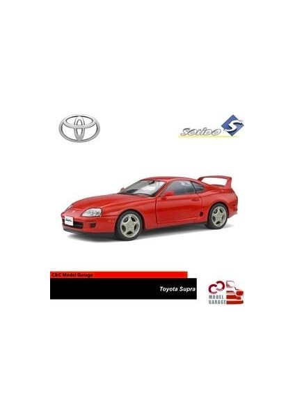 Toyota Supra 1/18 Ölçek Diecast Metal Model Araba