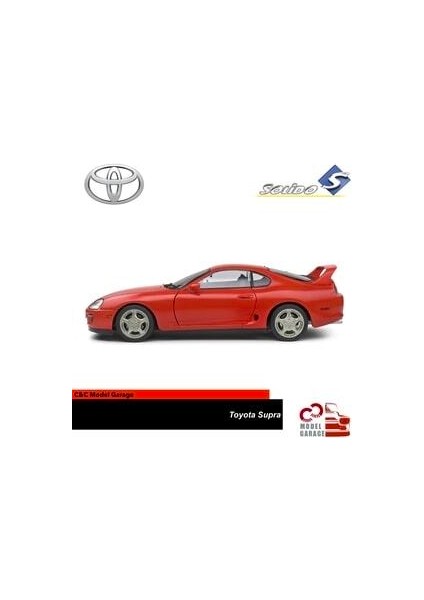 Toyota Supra 1/18 Ölçek Diecast Metal Model Araba