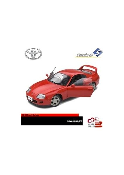 Toyota Supra 1/18 Ölçek Diecast Metal Model Araba