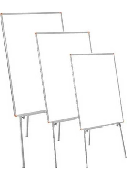 Interpano 40*55 Elegant Çerçeve Manyetik Yüzeyli Teleskopik Ayaklı Beyaz Yazı Tahtası