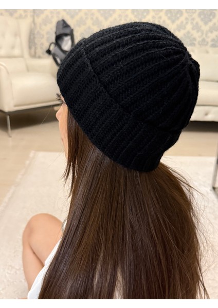 Siyah Kadın Bere modelleri