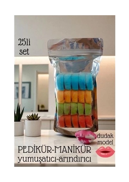 Bx Pedikür Manikür Tozu Profesyonel - Yumuşatıcı Arındırıcı Toz 25 Li Set