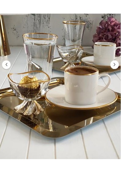 Fine Living Mocha Tepsili 10 Parça 2 Kişilik Special Set- Lokumluklu -Kadehli fiyatları