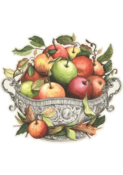 Die-Cut Apple Arrangement Placemat -12 Sheets