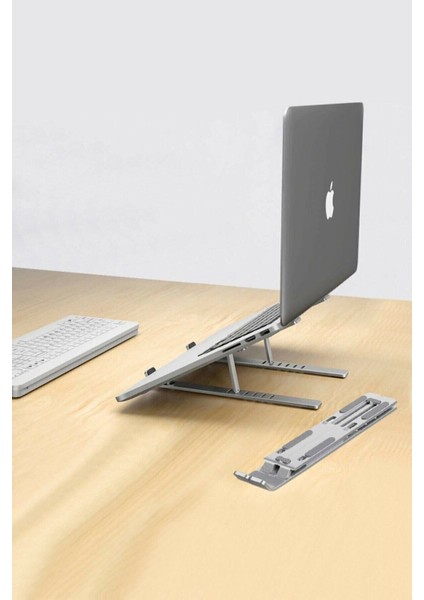 Aleminyum Gri Renk Ayarlı Laptop Macbook Notebook Güncel