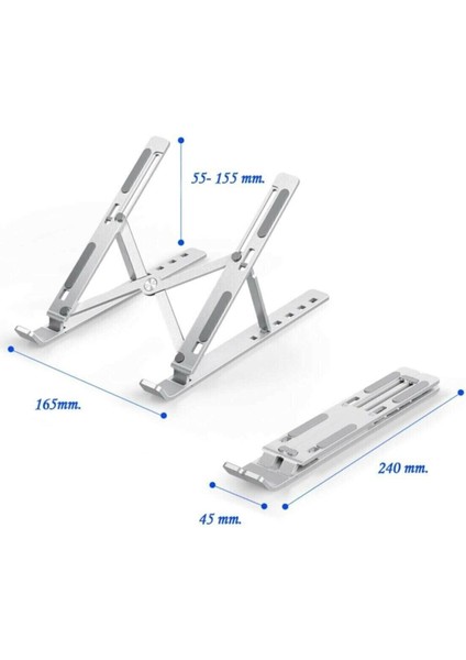 Aleminyum Gri Renk Ayarlı Laptop Macbook Notebook Güncel modelleri
