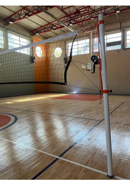 Metal Voleybol Direği Krikolu Sistem Iç & Dış Mekan Uyumlu