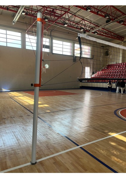Metal Voleybol Direği Krikolu Sistem Iç & Dış Mekan Uyumlu fırsatları