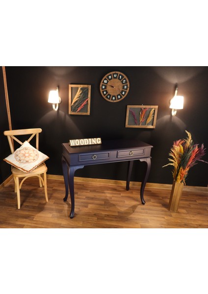 100 cm Çekmeceli Masif Lacivert Dresuar fiyatları