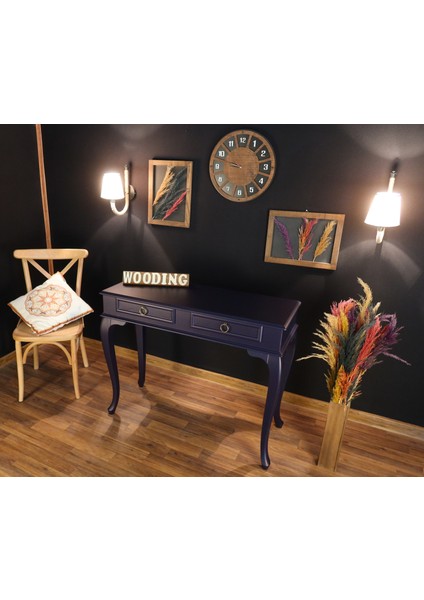 100 cm Çekmeceli Masif Lacivert Dresuar fırsatları