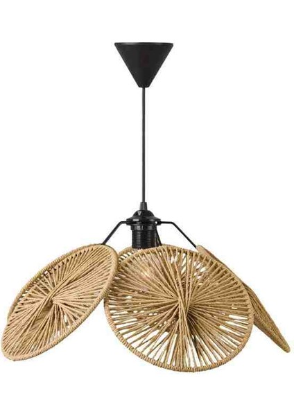 Güneş Hasır Bohem Sarkıt Avize