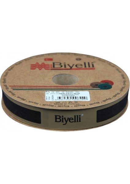 Biye Deri Katlı 752 Kahverengi 2 cm 25 Metre %100 Polyester