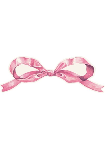 Pink Bow Table Accent - Pack Of 12