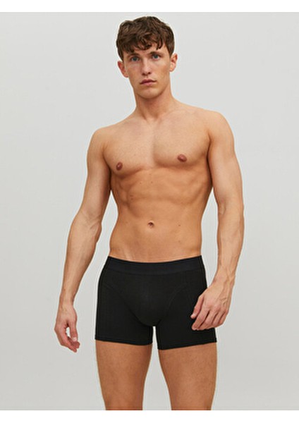 Erkek 5 Li Siyah Boxer Seti - 12176266