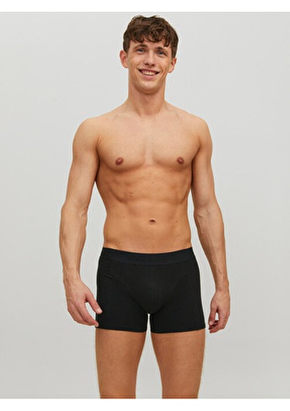 Erkek 5 Li Siyah Boxer Seti - 12176266