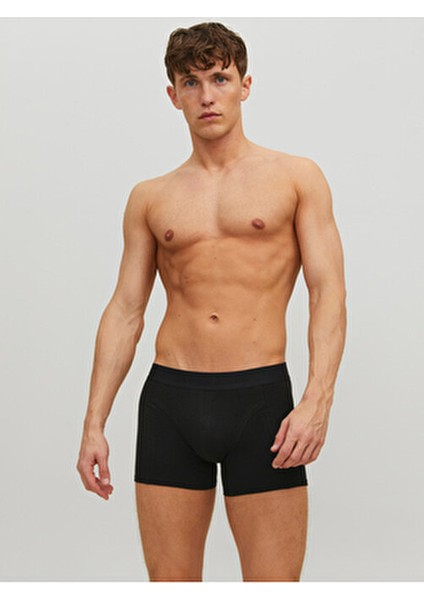 Erkek 5 Li Siyah Boxer Seti - 12176266
