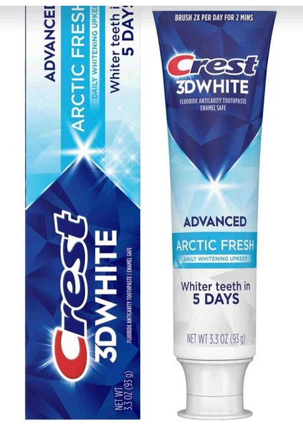 3D White Advanced Arctic Fresh Diş Macunu