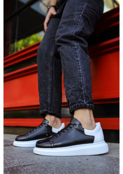 Estrella Premium Erkek Sneaker Siyah Beyaz indirimleri