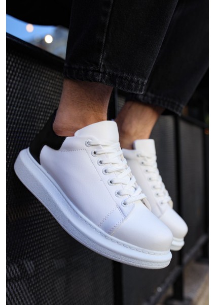 Estrella Premium Erkek Sneaker Beyaz Siyah fiyatları