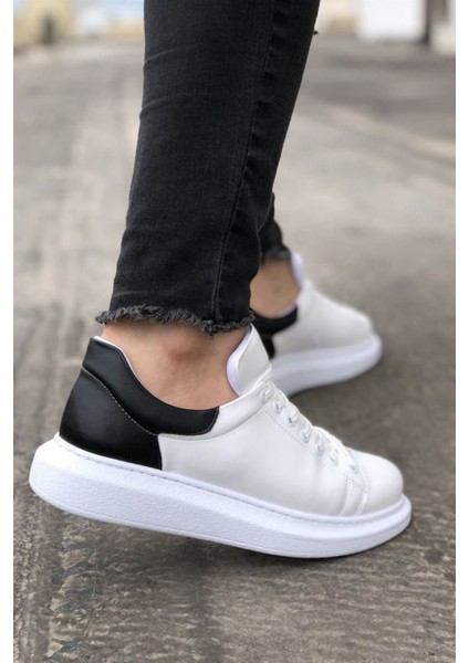 Estrella Premium Erkek Sneaker Beyaz Siyah modelleri