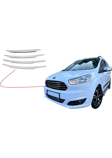 Ford Courier Ön Tampon Çıtası 4 Parça 2014 ve 2017 Model Yılları ile Uyumludur