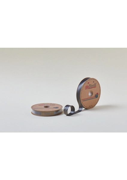 Biye Saten Katlı 038 Füme 2 cm 25 Metre %100 Polyester