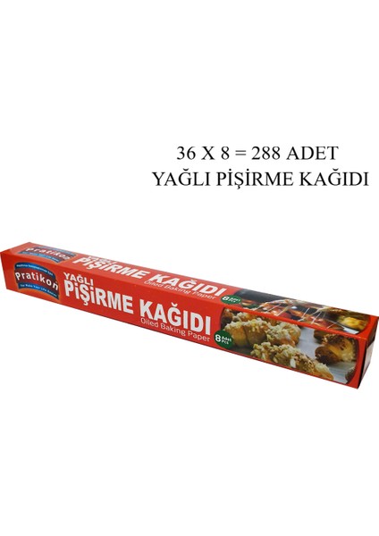 288 Adet Yağlı Pişirme Kağıt (5256) fiyatları
