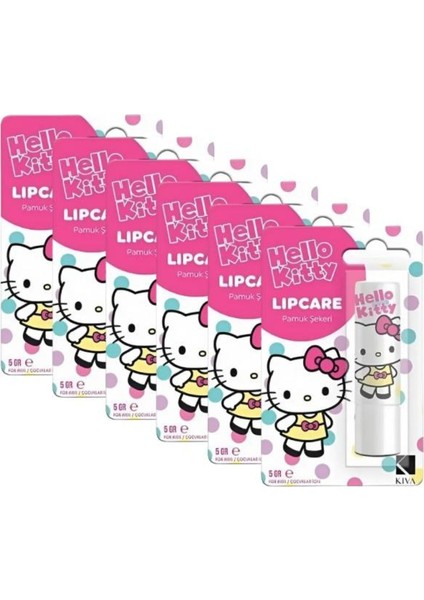 Dudak Koruyucu Pamuk Şekeri Lipcare 5 gr (6 Adet)