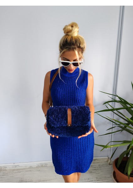 El Yapımı Lacivert Welsoft Omuz Çantası fırsatları