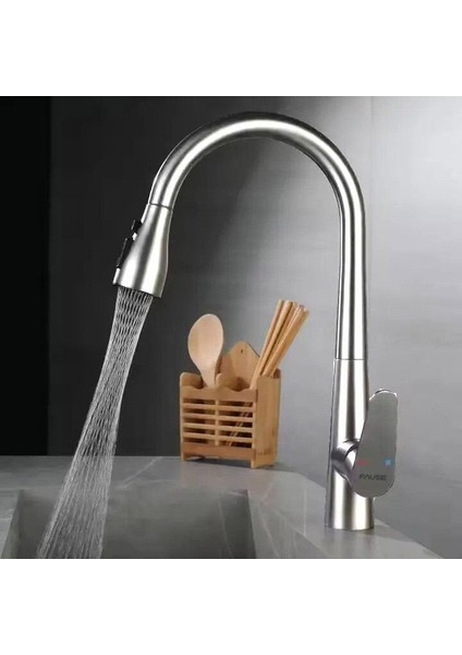Spiralli Eviye Bataryası Pull Down 3 Fonksiyonlu KTE125 fiyatları
