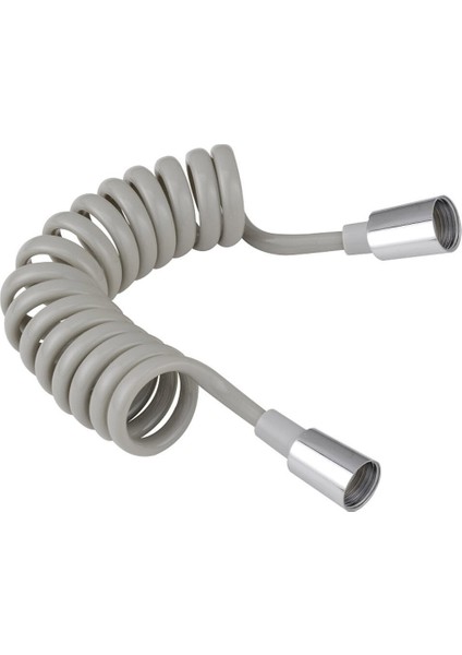 Yaylı Esnek Taharet Musluğu Hortumu 200 cm Pirinç Somon KDH105