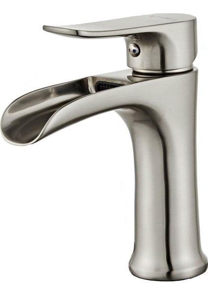 Lavabo Bataryası Şelale Fırçalanmış Nikel KLB112-BR