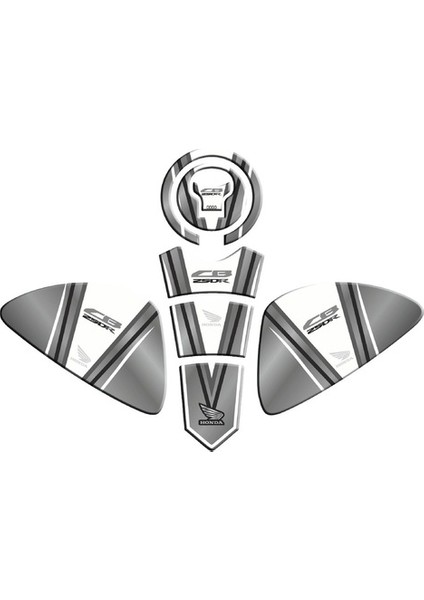 Honda CB250R Tank Pad Set