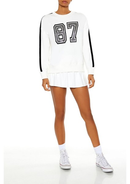 87 Baskılı Polar Sweatshirt fiyatları