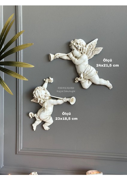 Duvar Meleği 2’li Biblo Takım /aksesuar/ev/ofis/dekor/duvar Dekorasyon/kombin fiyatları