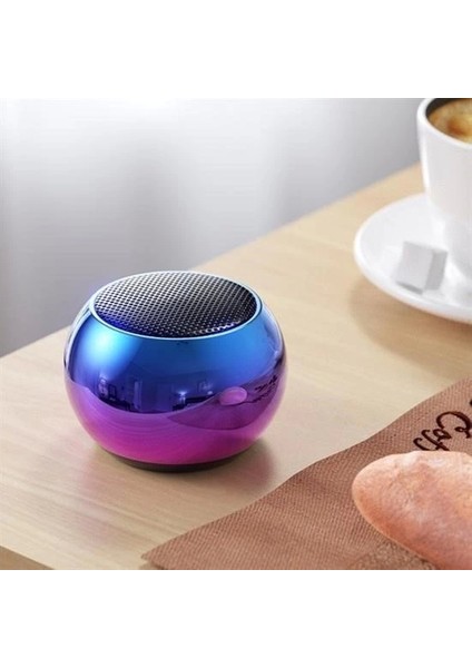 Portatif Taşınabilir Bass Ses Topu Bombası Mini Kablosuz Wireless Bluetooth Hoparlör Speaker ( Lisinya )