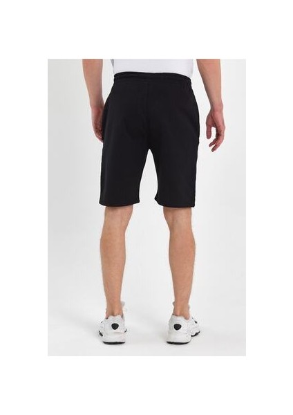 Regular Fit Yanları Cepli Kalın Kumaş Rahat Kesim Erkek Siyah Şort fırsatları