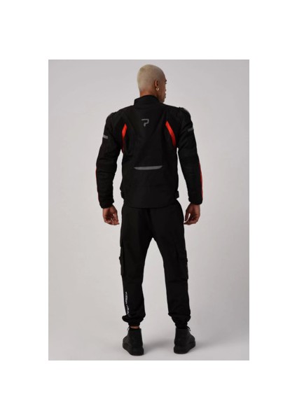 Motosiklet Montu Kırmızı CE Sertifikalı Koruma ile Güçlendirilmiş 4 Mevsim Kullanım