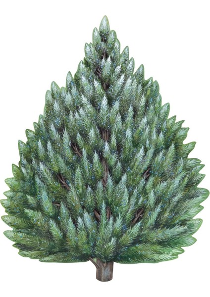 Die-Cut Evergreen Placemat - 12 Sheets