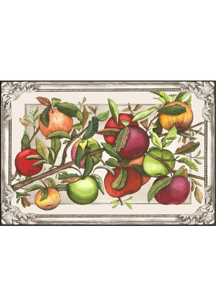 Heirloom Apples Placemat - Pad Of 24