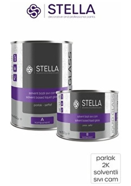 Sıvı Cam Parlak İç Cephe Boyası 500 GR Solvent Bazlı Kullanım İçin modelleri