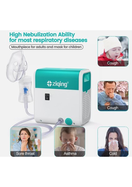 Zıgıng Kompressor Nebulizer Nebulizatör modelleri