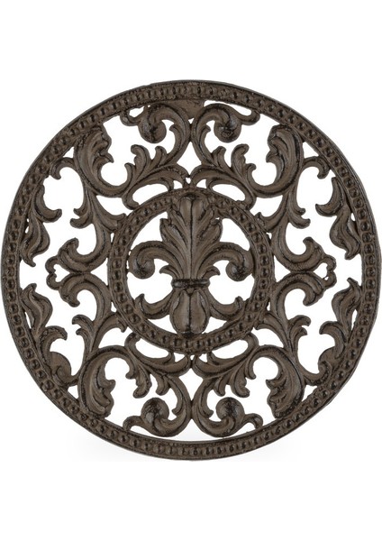 Acanthus Metal Trivet - Round